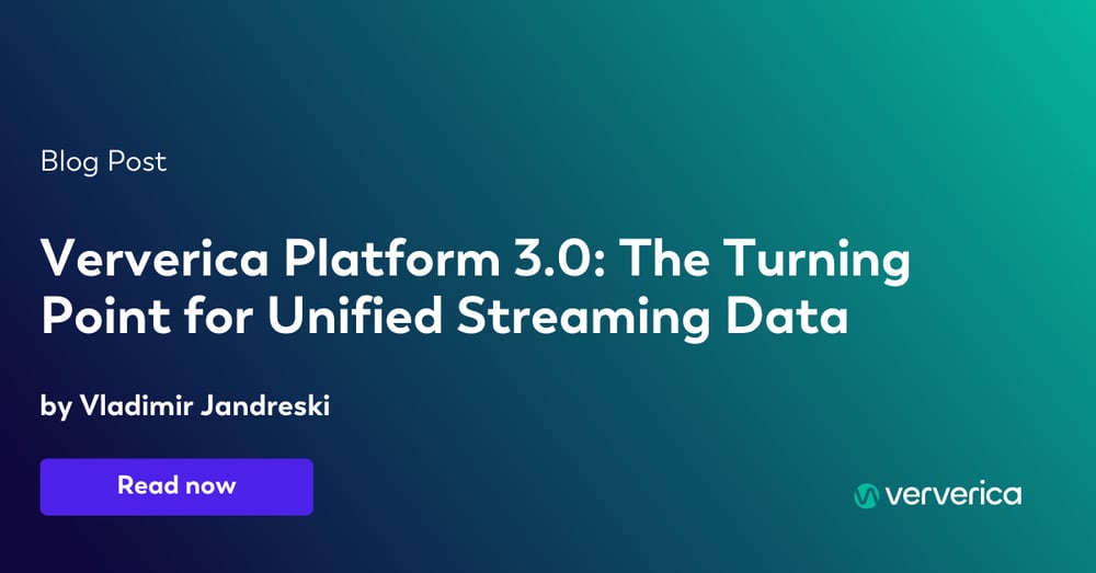  Ververica Platform 3.0: The Turning Point for Unified Streaming Data