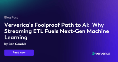 Ververica’s Foolproof Path to AI: Why Streaming ETL Fuels Next-Gen Machine Learning