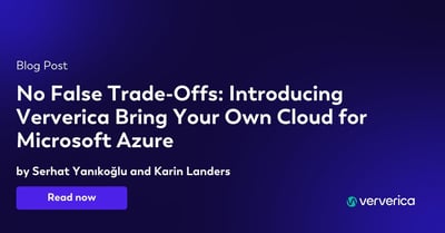 Introducing Ververica Bring Your Own Cloud for Microsoft Azure