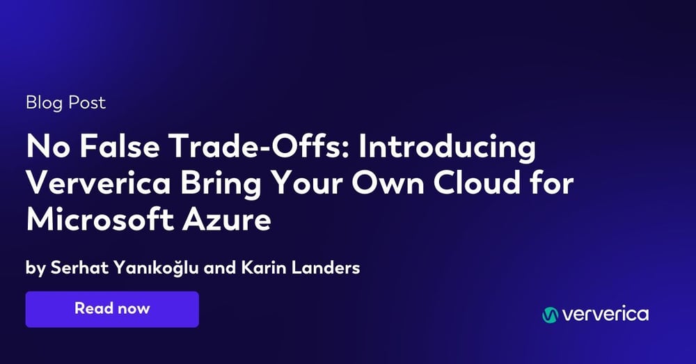  Introducing Ververica Bring Your Own Cloud for Microsoft Azure